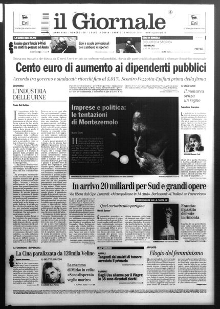 Il giornale : quotidiano del mattino